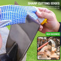 Agricultural manganese steel hoe for weeding, bamboo shoot digging, thickening, land reclamation, and soil turning hoe. 