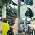 MAKITA Japan Brushless Electric Impact Wrench heavy duty 48V 198V Original Rechargeable Portable Cordless Electric Tools Socket Set 4-Speed 1/2" Sq Drive With 2 Batteries. 