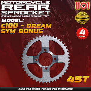 1101 Rear Sprocket For C100/DREAM 32T-51T Made In Thailand Transmission Gears Motorcycle Parts