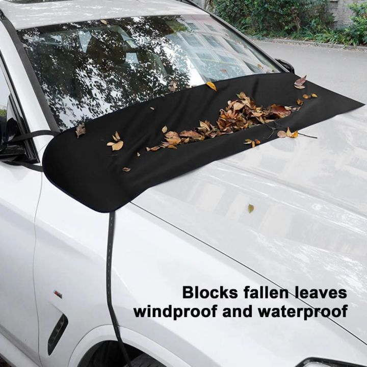 Windscreen Net Protector SMVU Multifunctional Windshield Protector Universal Fit Anti-Leaf Net ...