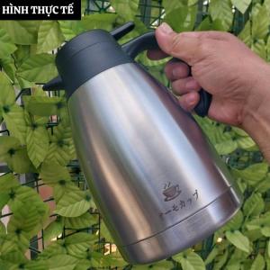 Bình pha trà giữ nhiệt 24h INOX 304 2 lớp cách nhiệt hàng nội địa Trung cao cấp-Dung tích 1200ml