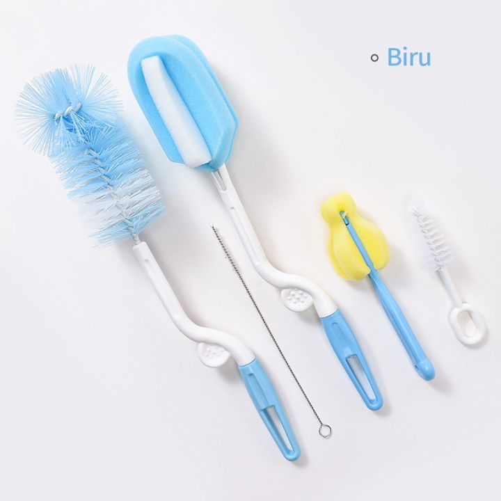 Bottle Brush 5 in 1 Bottle Cleaner Cleaning Brush Set | Lazada PH