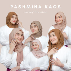 Pashmina kaos jersey Spandex Premium / Sashmina Turki Shawl