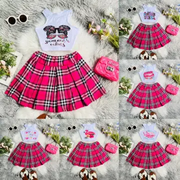 Buy Checkered Skirt For Kids online Lazada .ph