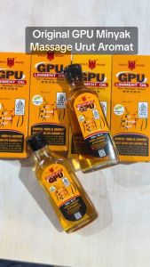 Minyak urut GPU Gosok-pijat-LicinHangat @ nyaman Cap Lang Liniment Oil GPU Eagle Brand.