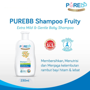 Purebb Shampoo 230ml - Shampo Anak & Bayi | Membersihkan Dan Menutrisi Rambut Anak & Bayi