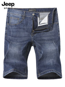 JEEPSPIRIT Mens Jeans Shorts Summer Thin Casual Five-point Pants Mens Pants