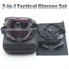 Men Women Army Ballistic 3.0 Protection Military Glasses Paintball Shooting Goggles Tactical MTB Cycling Polarized Sunglasses Black