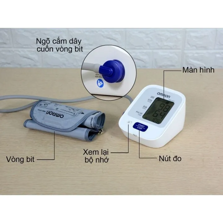 Máy Đo Huyết Áp Bắp Tay Omron HEM-7121 | BẢO HÀNH 5 NĂM -VT0003 - Y Tế Vạn Thành