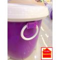 Bộ chổi lau nhà đa năng 360 độ Phú Gia mâm inox PG360-MS03. 