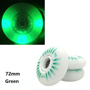 OWNNEW 4pcs 60/62/70/72/76/80 mm Giày trượt patin trẻ em có bánh xe phát sáng Đèn LED Nhiều màu sắc Phụ tùng bánh xe lăn Chất lượng cao Ròng rọc tốc độ PU dành cho giày trượt patin ngoài trời