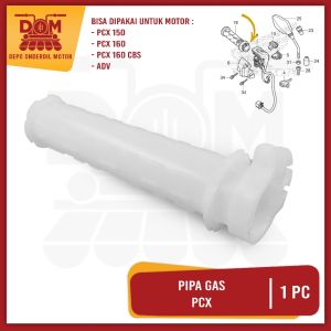 Pipa Gas PCX (PSP) Selongsong Slongsong Putih Throttle Tarik Iner Gas Honda PCX 150 160