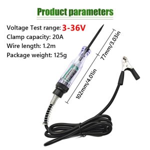 Tespen Dc Digita 3-48V Tespen Dc Buat Motor Mobil Auto Voltage Universal