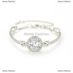 [COD] Home Fashion Light Luxury Sparkling Adjustable Zircon Bracelets High Quality Fashion All-match Bangle For Women Wedding Jewelry Birthday Gift