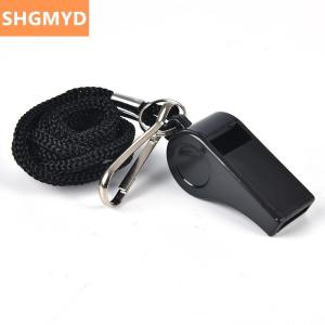 [COD] SHGMYD Football Soccer Referee Plastic Whistle Lanyard Emergency Loud Sound