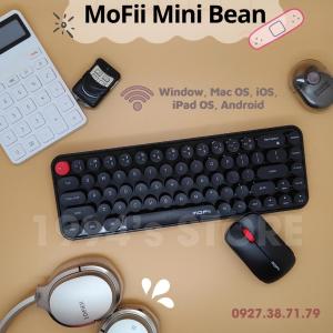 FREESHIP Bộ bàn phím chuột giả cơ kèm numlock không dây MoFii Candy IMAX - Thiết kế 3 in 1 - Nhỏ gọn kết nối không dây