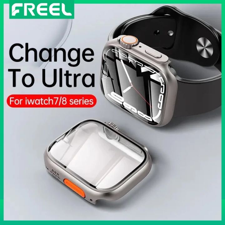 Change to Ultra Case For Apple Watch Series 45mm for smart