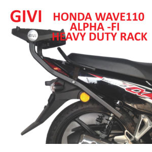 GIVI HEAVY DUTY RACK FOR HONDA WAVE 110 ALPHA 110FI (FUEL INJECTION)
