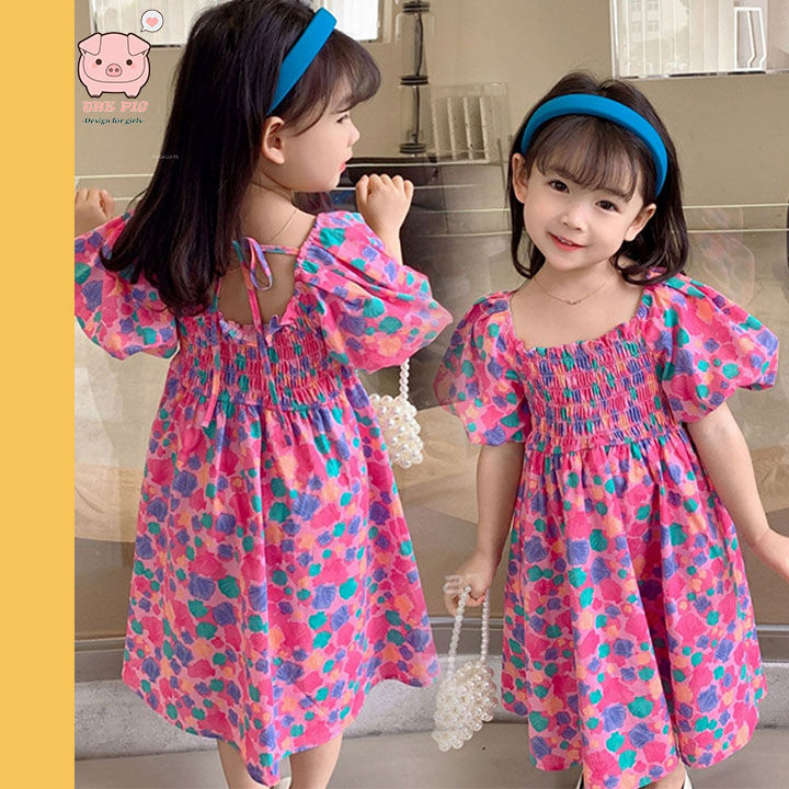 Váy trắng thỏ ren sắc màu Little Maven chất liệu mềm mại cho bé - LMS1895 |  Shopee Việt Nam