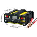 FTKP เครื่องชาร์จ 12v24v เครื่องชาร์จbattery เครื่องชาร์จแบตเตอรี่ ที่ชาร์จแบตรถ12v สากลสำหรับรถจักรยานยนต์ รถยนต์ และรถบรรทุก หยุดเอง(ชุดจััมพ์สตาร์ทรถยนต์）. 