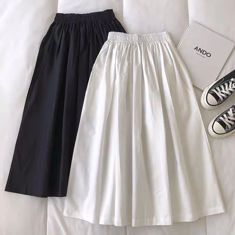 Chân váy 🦋 váy trắng và đen Vintage dáng dài 2 lớp Siêu Xinh mix kèm áo  len gile áo khoác áo thun hay cadigant áo kiểu | Lazada.vn
