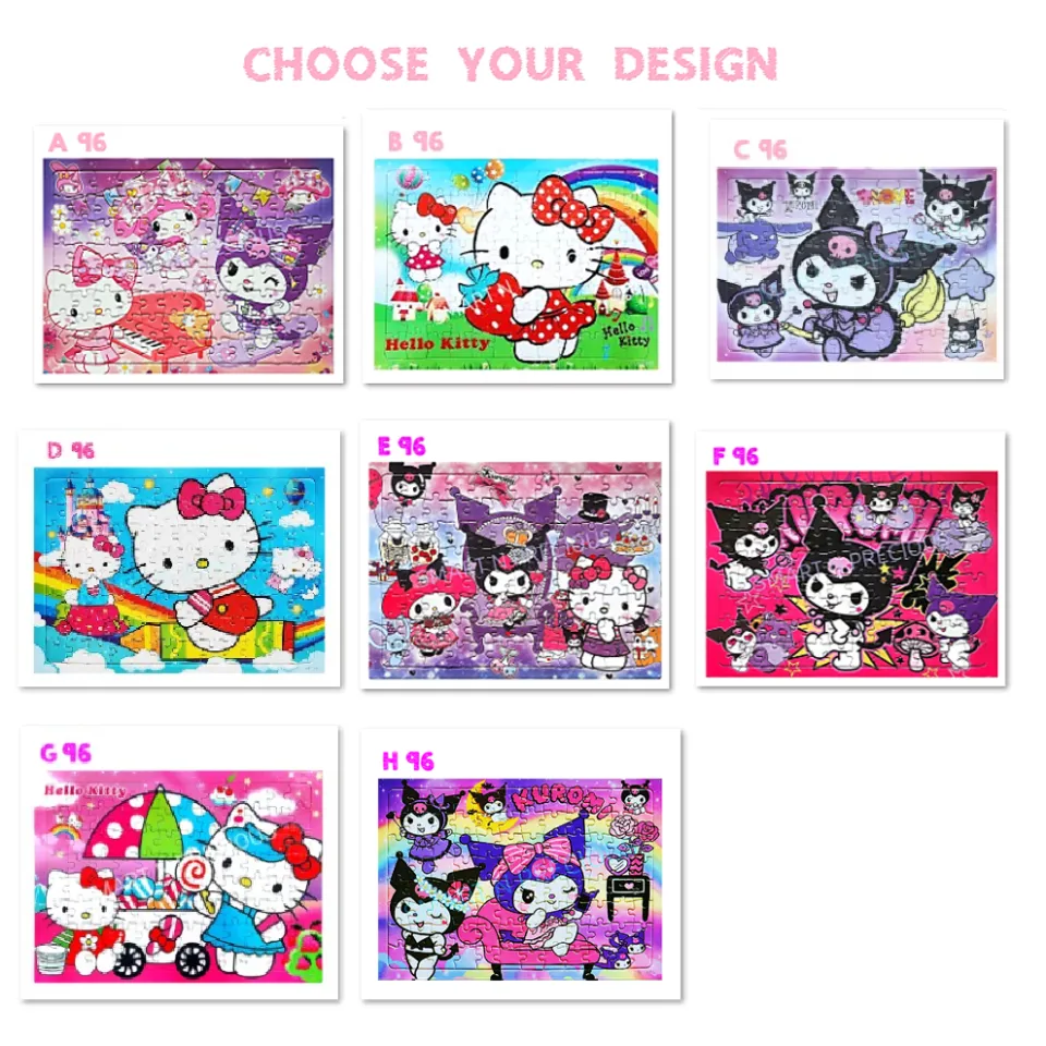 Puzzle De Construction Sanrio 396 Pièces - Hello Kitty, Kuromi, My Melody - Kawaii Et Mignon - Neuf