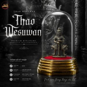 TƯỢNG TRANG TRÍ THAO WESSUWAN LỒNG KÍNH ĐỂ BÀN GIÚP KHÔNG GIAN BÌNH YÊN