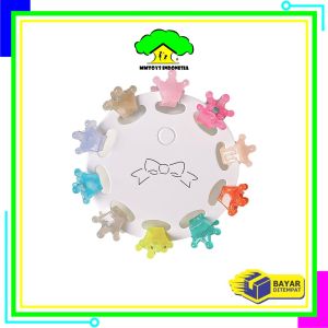 MI-C1117 Set Jepit Rambut Mini Anak Isi 10Pcs Motif Bunga Jepitan Kupu Wanita Aksesoris Rambut Anak