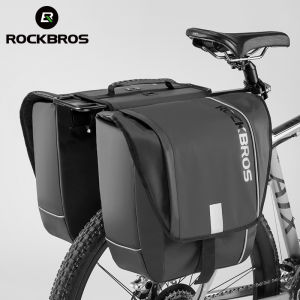 ROCKBROS Waterproof Bike Pannier Bag 30L Large Capacity MTB Rack Bag High Quality Travel Bag Bike Accessories