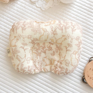 Pure Cotton Baby Shaped Pillow U-shape Newborn Protection Pillow Infant Flat Pillow Head Pillow 20*25CM