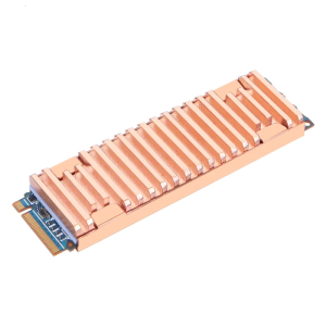Đồng nguyên chất Tấm tản nhiệt làm mát tản nhiệt dẫn nhiệt dính cho M.2 NGFF 2280 PCI-E NVMe SSD dày 8mm cho