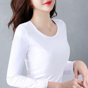 (M-5XL) Baju Innner Lengan Panjan Perempuan/ women long sleeve innerwear