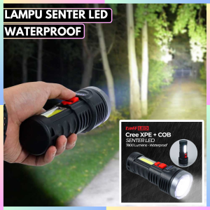 FAST DELIVERY TaffLED Senter Super Terang Cas Portable LED Mini Outdoor Waterproof 7800 Lumens