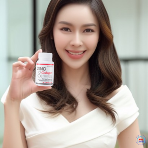 ซิงก์ แอนด์ คอลลาเจน  ZINC AND COOLLAGEN   Giffarine  ซิงค์ผสมคอลลาเจนแอล-อาร์จินินแอล-ออร์นิทีนและวิตามินซี