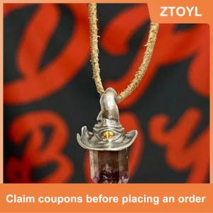 【ZTOYL】 Phù thủy hat pha lê mặt dây chuyền vòng cổ Niche thiết kế độc đáo đơn giản nghệ thuật cá tính thời trang cao ý nghĩa Mặt dây chuyền đồ trang sức vòng đeo tay