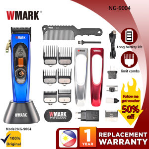 WMARK NG-9004 High Speed Professional Hair Clipper MAGLEV MOTOR Professional Type-C Rechargeable Hair Cutter With Charge Stand