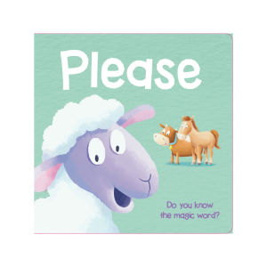 Teach Children To Say Thank You Board Book For Kids With Beautiful Illustrations