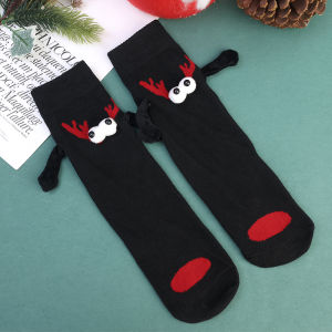 Cute Christmas Suction Hand In Hand Socks Holding Hands Long Socks Couple Cotton Sock