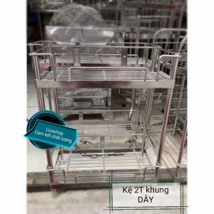 Kệ để gia vị úp bát 2 tầng inox SUS 304 cao cấp không gỉ