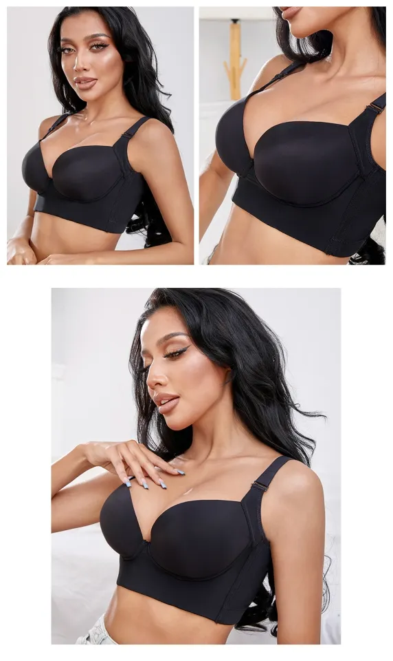 Sexy Plus Size Push Up Bra With E Back And Deep Asia Cup Womens