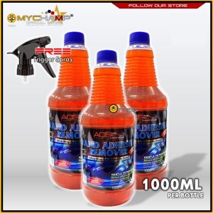 ACE RAPID ADHESIVE REMOVER 1000ML Sticker Remover Spray Remove Sticker Adhesive remover