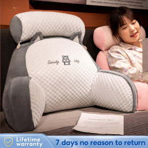 [COD]Bedside Cushion Backrest Pillow Cartoon Cool Headboard Pillow Waist Support Large Backrest