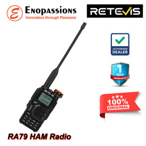 Retevis RA79 HAM Radio HT Dual Band UHF/VHF 5W USB Type-C Charging