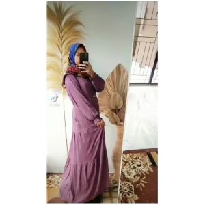 gamis rayon// gamis rayon polos//gamis by delive