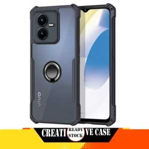 PROMO CASE VIVO V29 5G 2023 / VIVO Y02 / VIVO Y22 / Y22S 2022 Ultra Slim Shockproof Transparent Premium Softcase Anti Fall CINCIN RINKG