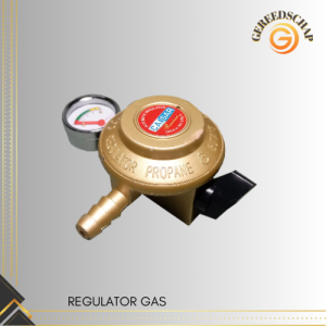 Regulator Gas Meter Low Pressure Warna Bronze untuk Stove - Komponen Pemanas Modern