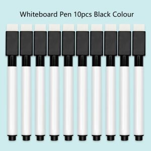 Pen Whiteboard Magnetik Boleh Padam Warna Warni Dengan Pemadam Sesuai Untuk Kanak Kanak Dan Pelajar 8 Pcs/Set Kids Magnetic Erasable Colorful Whiteboard Pen Drawing Board Creative Stationery 宝宝磁性可吸附带可擦式彩色白板笔创意文具 A550