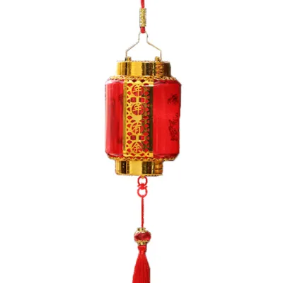 Lampu Lampion Led Imlek Cina Baterai Listrik Out Indoor Hiasan Gantung Model Bulat Pajang Lonjong