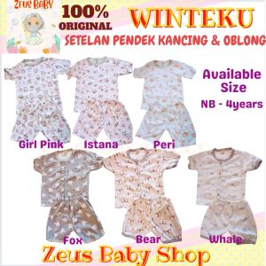 WINTEKU SETELAN PENDEK KANCING DEPAN / OBLONG / NB S M L XL XXL