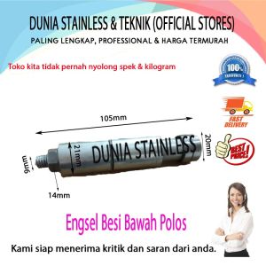 Engsel bawah polos untuk pintu pagar